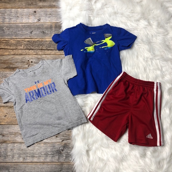 Boys 2T/24mo Athletic Lot: Under Armour Adidas